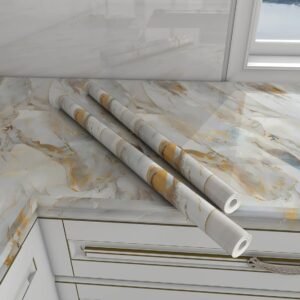 Jig-Tik Wallpaper Stickers for Wall Kitchen Platform Home Decorative Waterproof Oil Proof 60W * 200L CM (57)