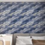 Jig-Tik 2025 Premium Wallpaper Stickers for Wall Kitchen Platform Home Decorative Waterproof Oil Proof 60W * 200L CM (Dark Blue)