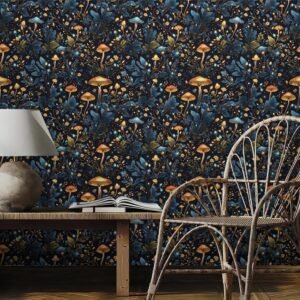 jig-tik-contact-paper-waterproof-pvc-wallpapers-roll-embossed-europe-style-nordic-3d-sculpture-flower-wall-covering-modern-wall-decor-45l-x-300w-cm-blue-gold