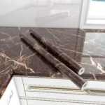 Jig-Tik 2025 Premium Wallpaper Stickers for Wall Kitchen Platform Home Decorative Waterproof Oil Proof 60W * 200L CM (Brown)