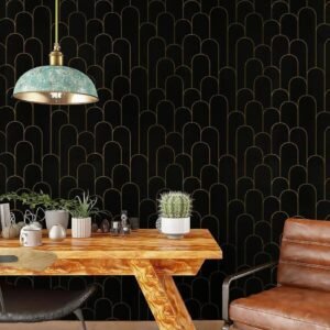 jig-tik-contact-paper-waterproof-pvc-wallpapers-roll-embossed-europe-style-nordic-3d-sculpture-flower-wall-covering-modern-wall-decor-45l-x-300w-cm-black-gold
