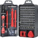 Jig-Tik 115 in 1 Tool Kit & Screwdriver Socket Set | Multi-Purpose Combination Precision Tool Case for Home, Car, Laptop & Electronics Repair
