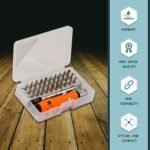 Jig-Tik 32 in 1 Tool Kit & Screwdriver Socket Set | Multi-Purpose Combination Tool Case | Precision Hand Tool Set for Home, Office, Car & DIY Repairs