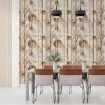 Jig-Tik 3D Brick Wallpaper for Wall | Self Adhesive Waterproof PE Foam DIY Wall Panels for TV Walls, Living Rooms, Bedrooms, Hotels & Cafés (70L * 70W CM) (Brown Tree)