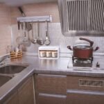 Jig-Tik Marble Wallpaper | Oil Proof & Waterproof | Vinyl Peel and Stick Wallpaper for Kitchen Countertops, Living Rooms, Bedrooms, Hotels & Cafés Furniture (60W × 200L CM) (Silver Karkari)