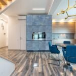 Jig-Tik New Vinyl Marble Wallpaper Peel and Stick Waterproof Wallpaper (60W * 200L CM) (JKE1-BLUE MARBLE)