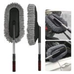 Jig-Tik Flexible Microfiber Duster for Car Wash & Home Cleaning | Expandable Handle | Car, Kitchen & Office Cleaning Brush