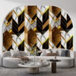 ‎Jig-Tik Premium Self Adhesive Wallpaper Decorative Wall Covering | Peel & Stick Installation | Durable & Smooth Finish | Wallpaper for Home, Hotel, Living Room (45X200 CM)