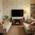 ‎Jig-Tik Premium Self Adhesive Wallpaper Decorative Wall Covering | Peel & Stick Installation | Durable & Smooth Finish | Wallpaper for Home, Hotel, Living Room (45X300 CM)