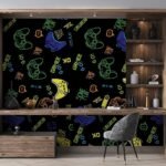 ‎Jig-Tik Premium Self Adhesive Wallpaper Decorative Wall Covering | Peel & Stick Installation | Durable & Smooth Finish | Wallpaper for Home, Hotel, Living Room (45X300 CM)